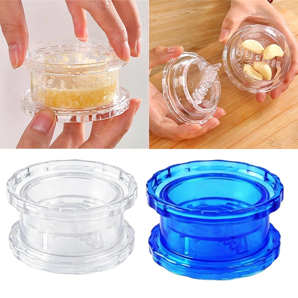 Manual Garlic Press - Manual Garlic Presser Mincer, Plastic Twist
