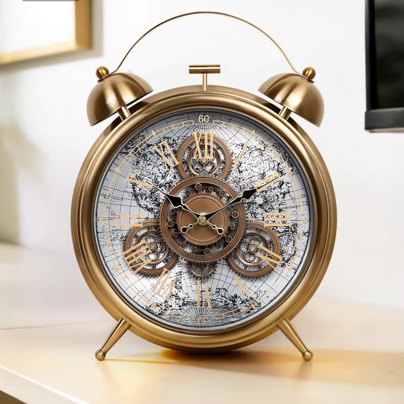 Kitchen Room Gadgets - American Style Living Room Desk Clock
