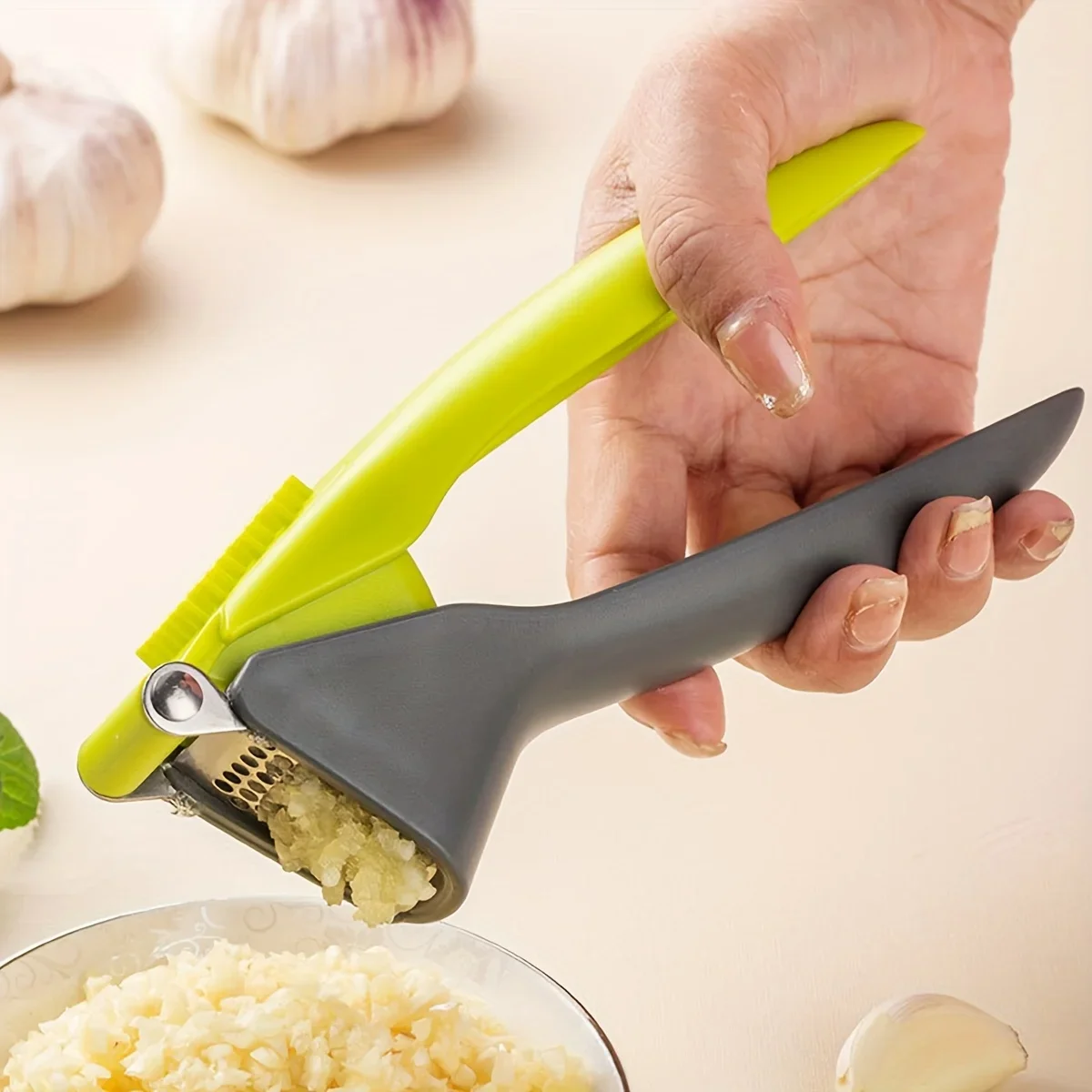 Manual Garlic Press - 1pc Manual Garlic Press & Mincer