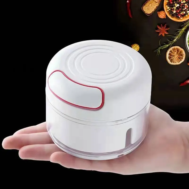 Kitchen Gadgets Useful - Plastic Garlic Crusher Press Vegetable Cutter