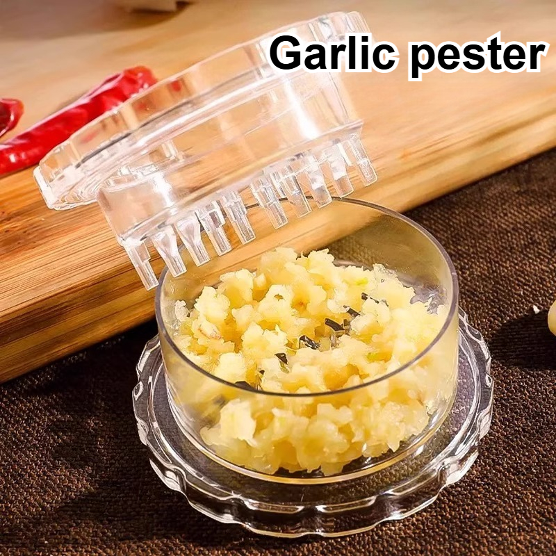 Manual Garlic Press - New Kitchen Multifunctional Garlic Crusher Manual