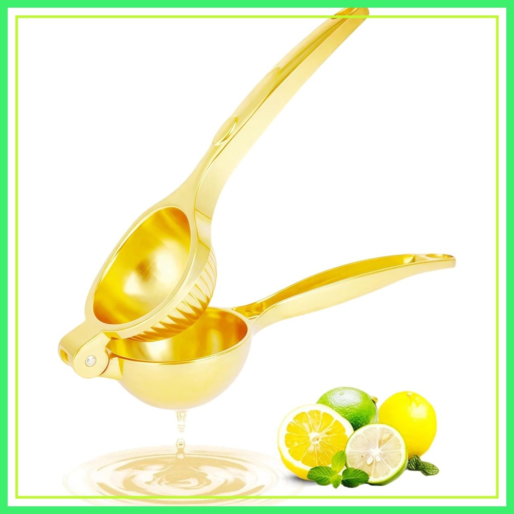 Citrus Lemon Squeezer - Heavy Duty Zinc Alloy Lemon Squeezer,