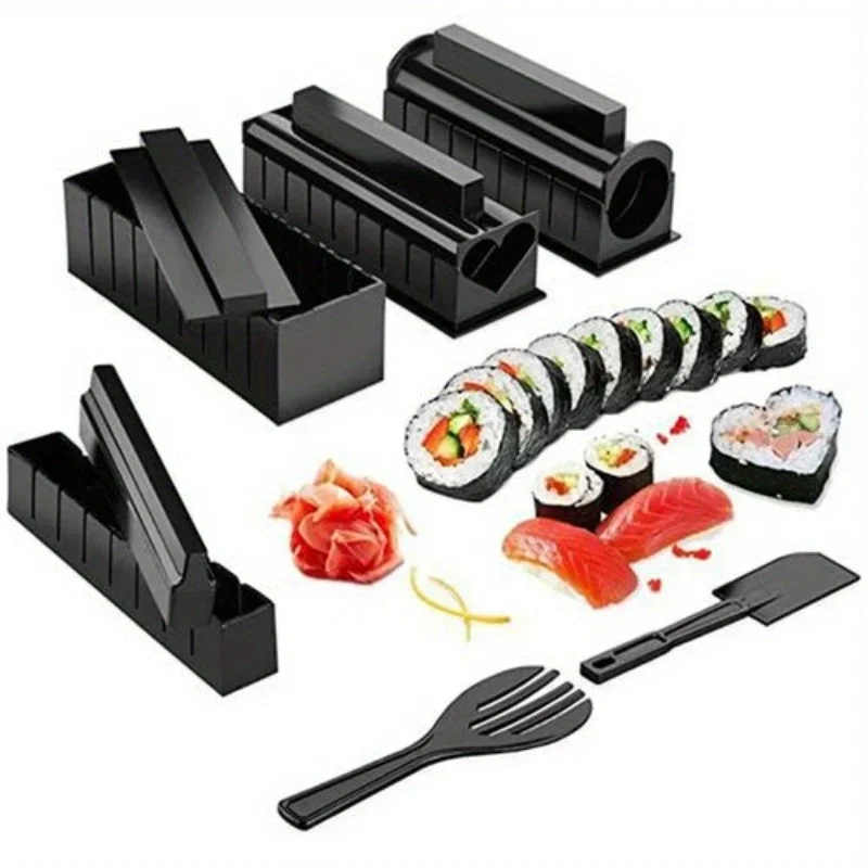 2026 10Pcs DIY Sushi Mold Kit  - Korean Kitchen Gadgets incelemesi ve fiyatı