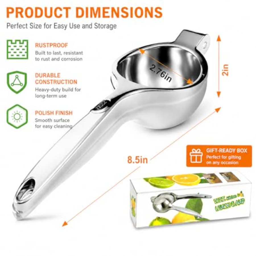 Premium Lemon Squeezer, Large  - Citrus Lemon Squeezer incelemesi ve fiyatı