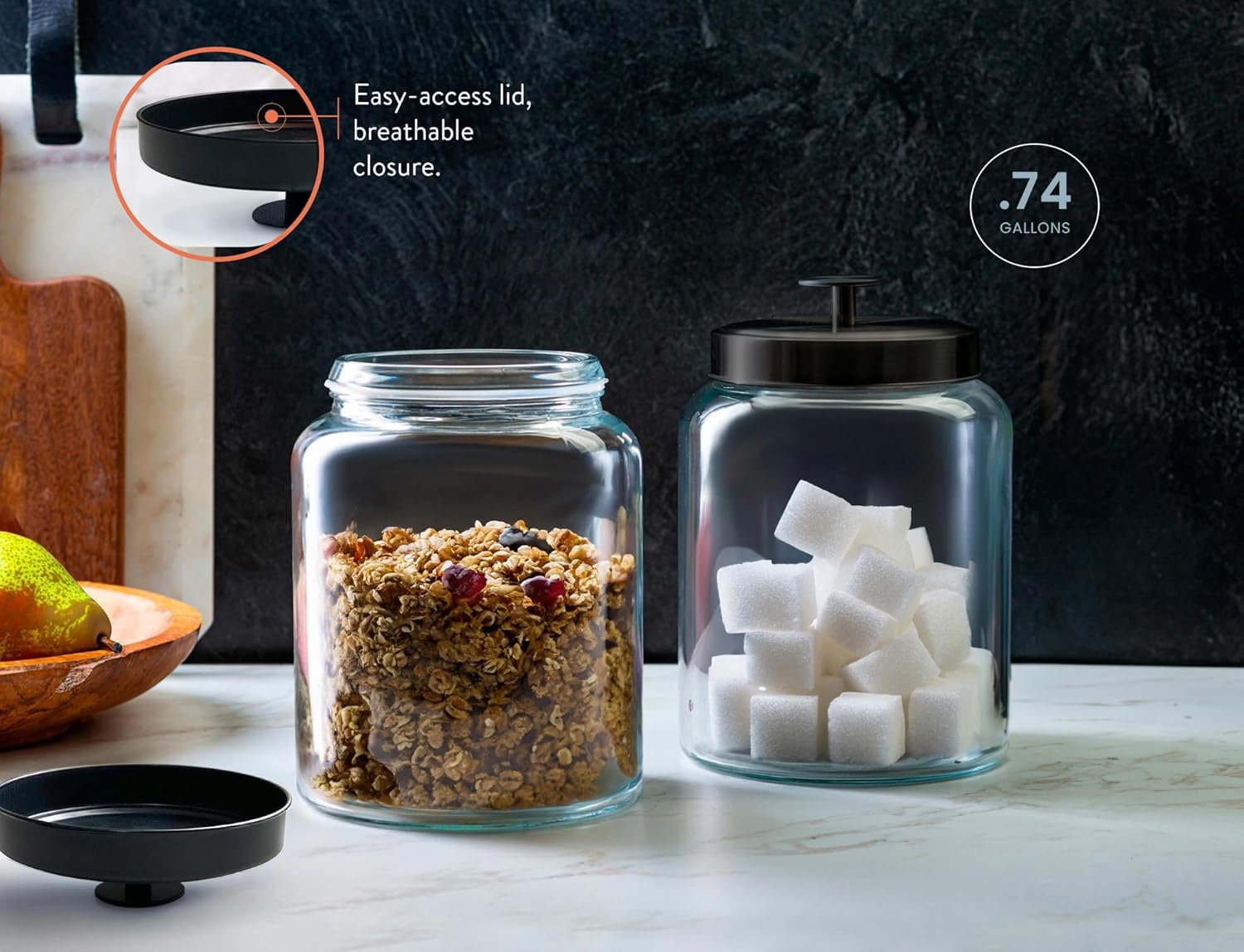 Glass Kitchen Canister Set, Fo - Food Storage Containers incelemesi ve fiyatı
