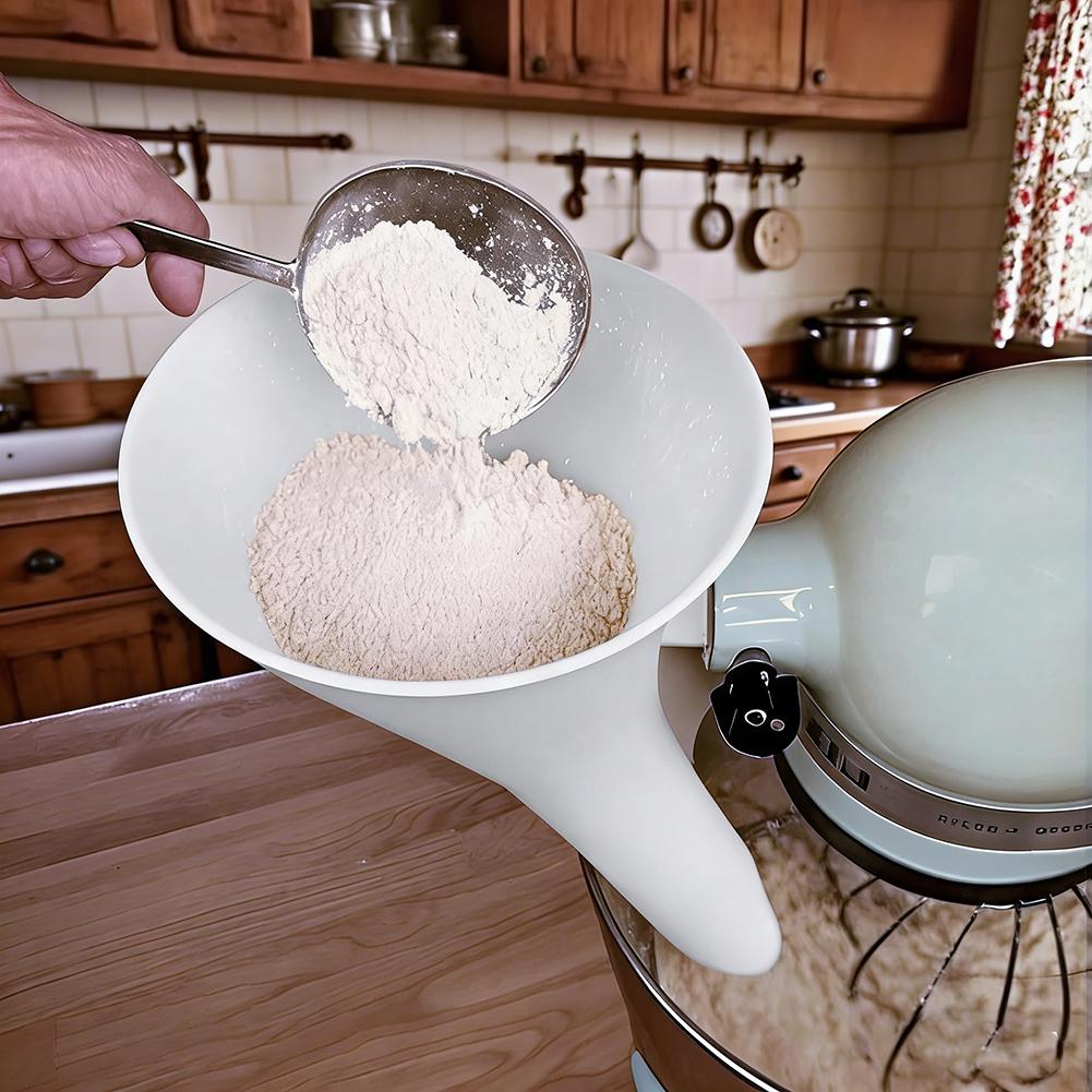 Spill Proof Flour Funnel for 5 - Kitchen Gadgets Machine incelemesi ve fiyatı