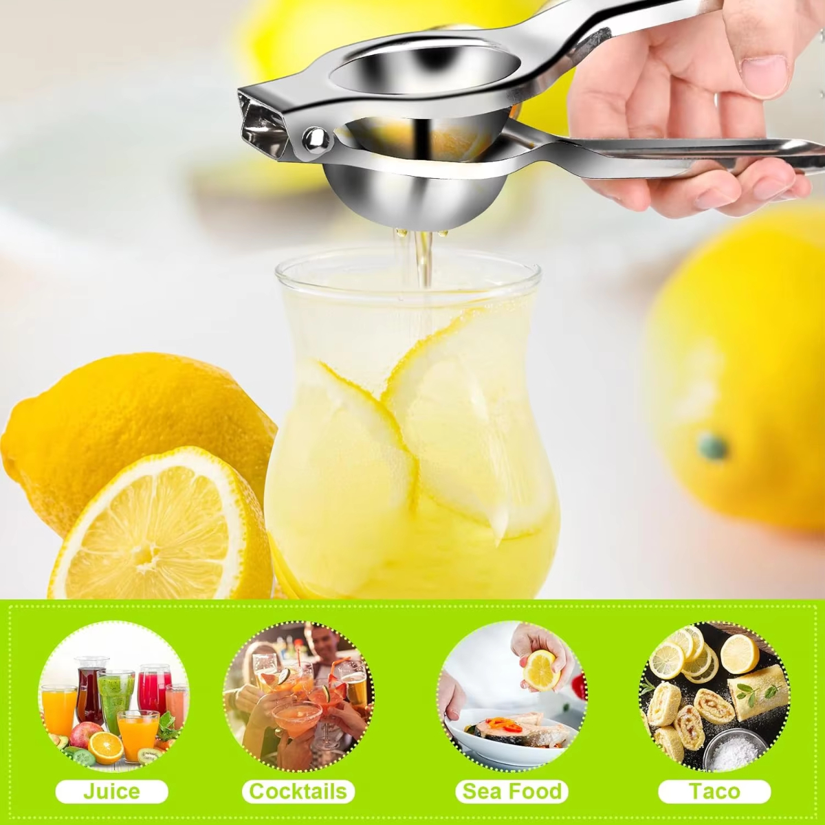 Stainless Steel Lemon Squeezer - Citrus Lemon Squeezer incelemesi ve fiyatı