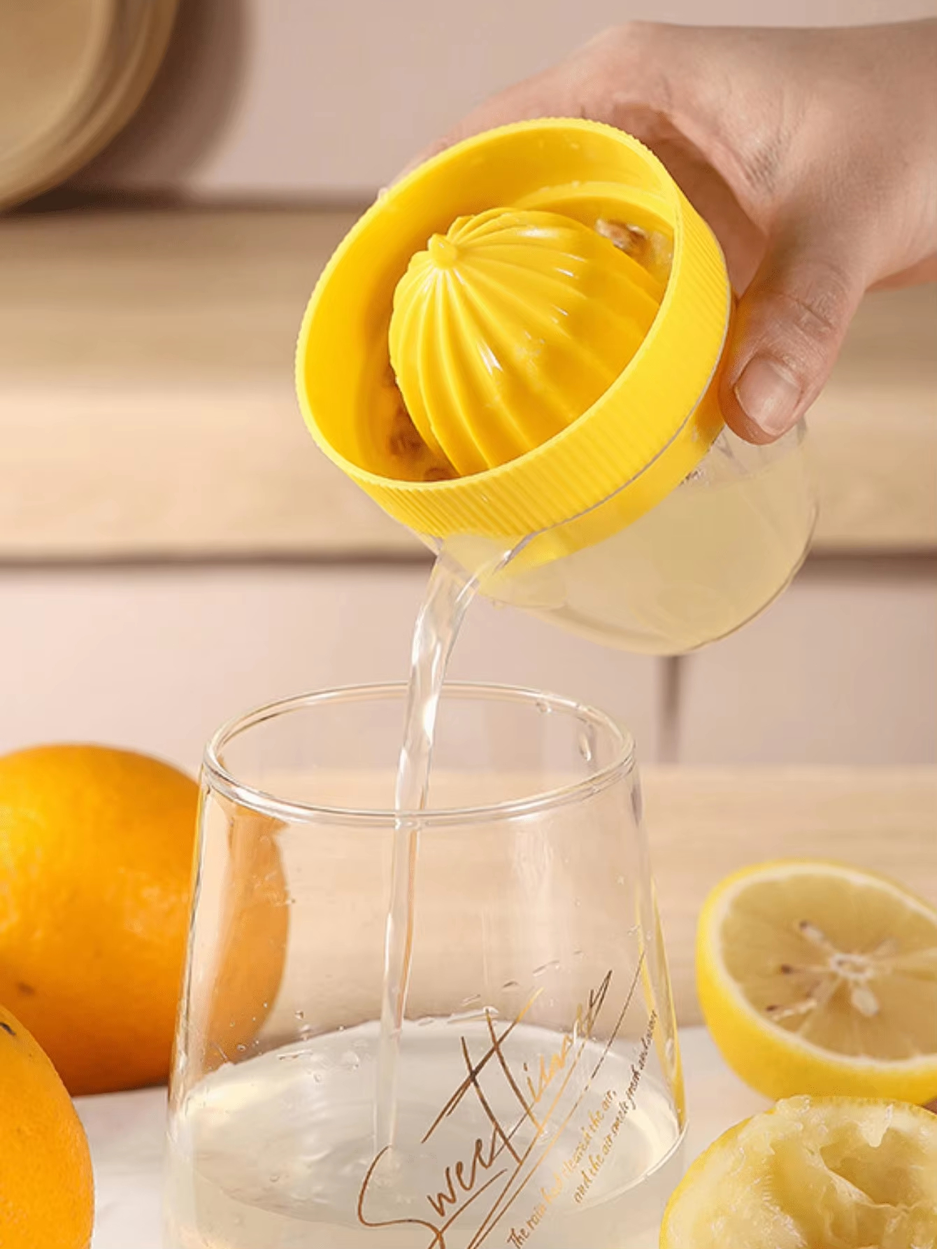 Manual Lemon Juicer Handheld C - Citrus Lemon Squeezer incelemesi ve fiyatı