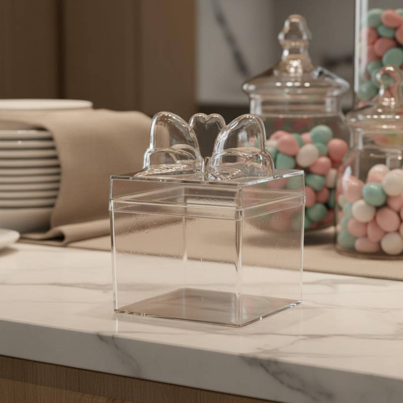 Clear Plastic Candy Box with R - Food Storage Containers incelemesi ve fiyatı