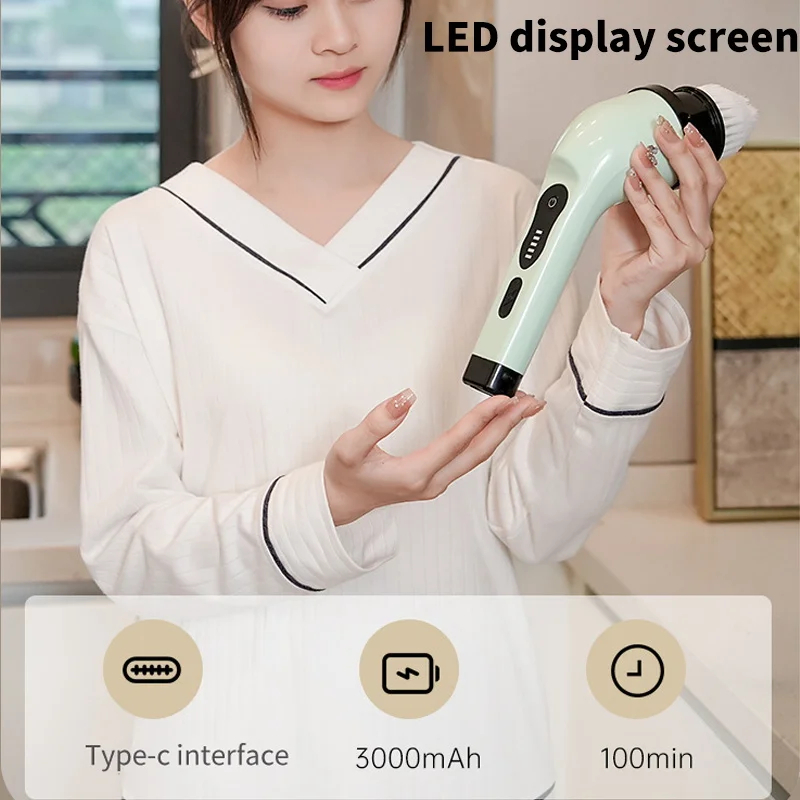 9-in-1 Electric Cleaning Brush - Kitchen Gadgets Useful incelemesi ve fiyatı