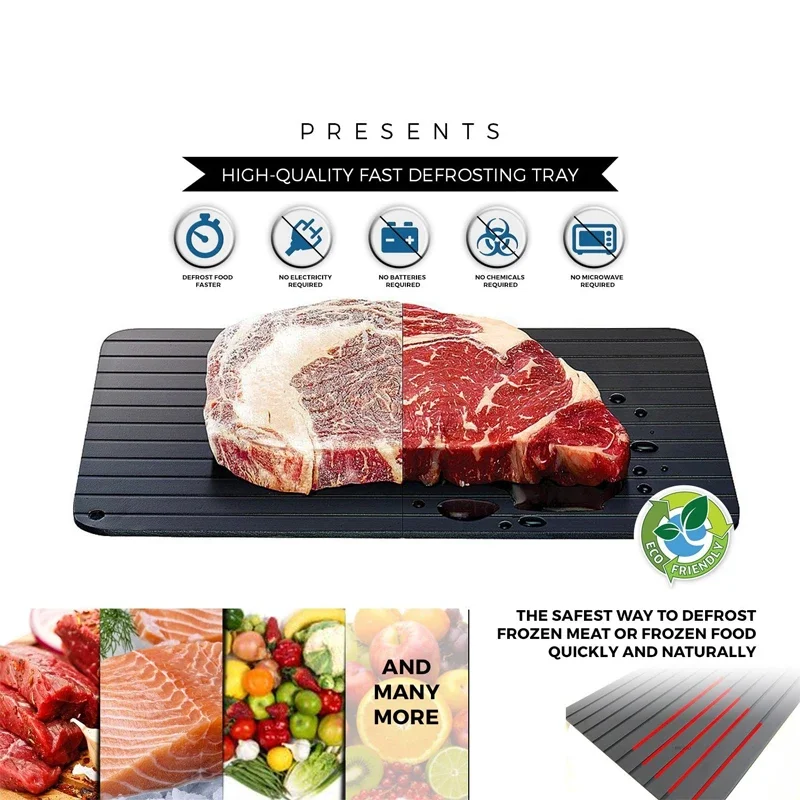 1pcs Fast Defrost Tray Fast Th - Kitchen Gadgets Dropshipping incelemesi ve fiyatı