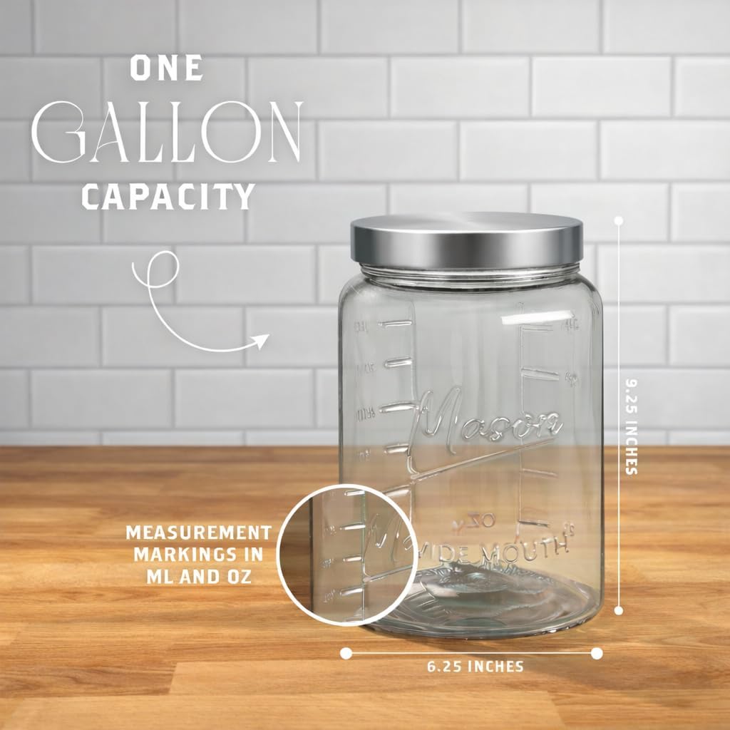 Extra Large    Jar - 1 Gallon  - Food Storage Containers incelemesi ve fiyatı