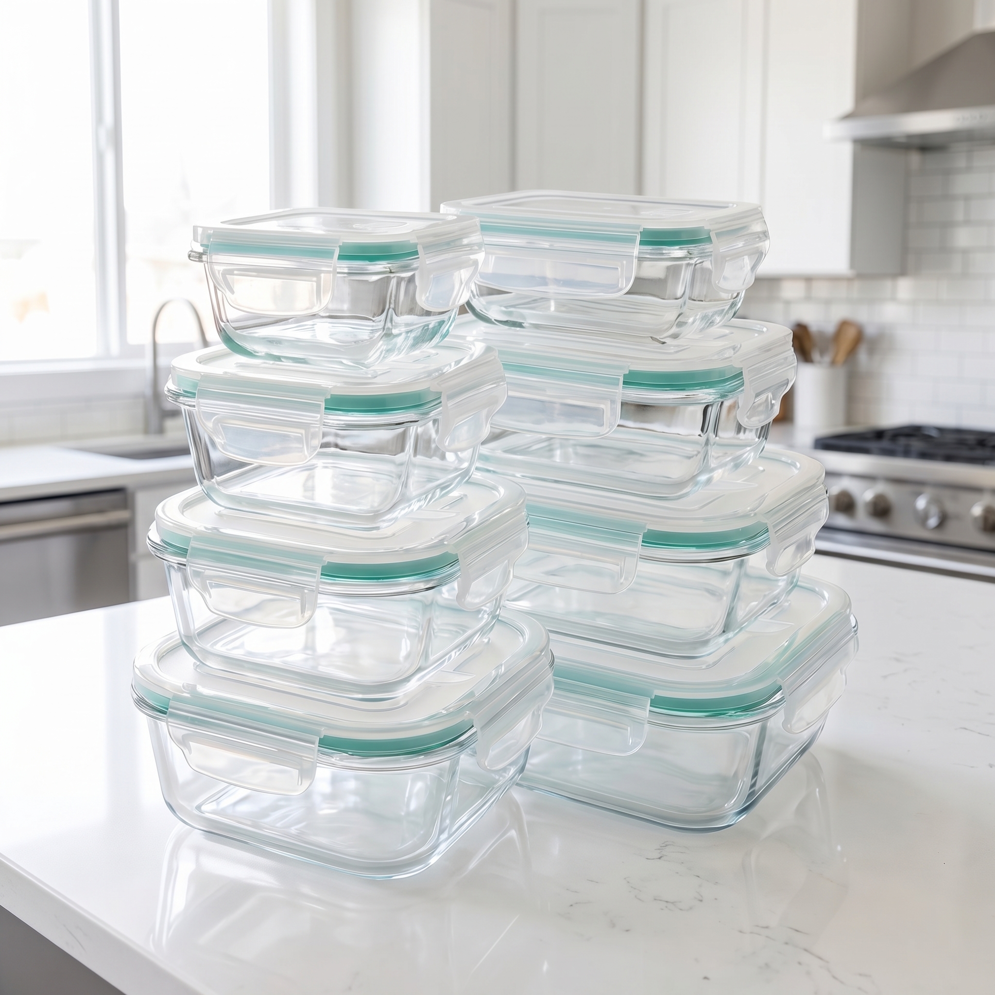 A set of 8 food storage contai - Food Storage Containers incelemesi ve fiyatı