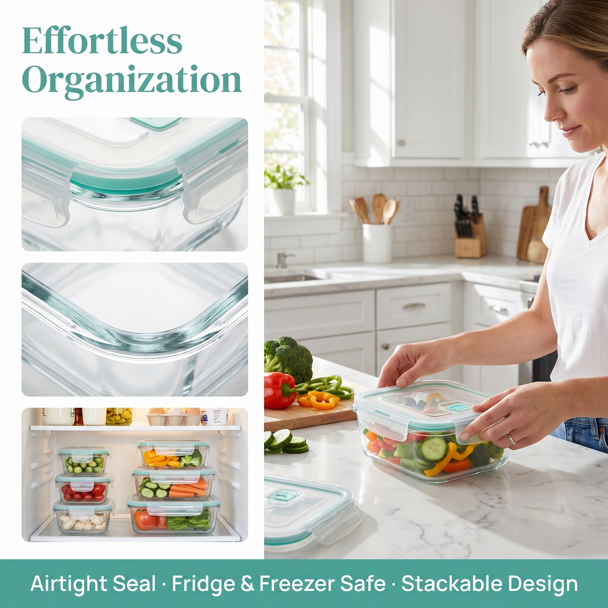 A set of 8 food storage contai - Food Storage Containers incelemesi ve fiyatı