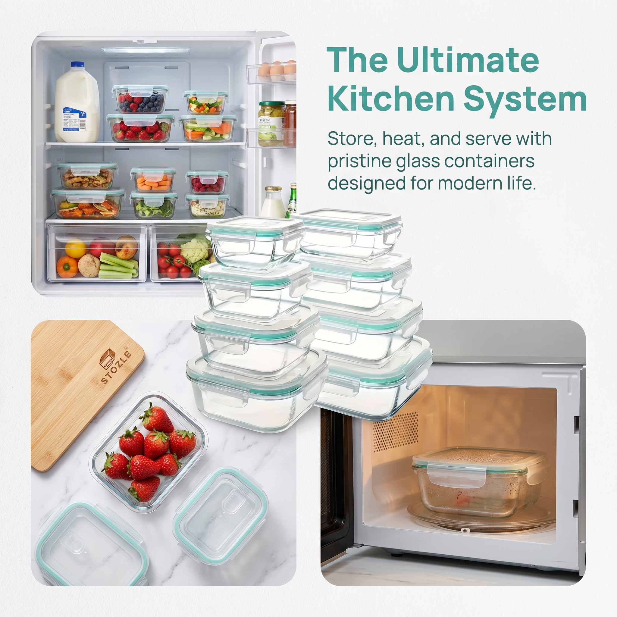 A set of 8 food storage contai - Food Storage Containers incelemesi ve fiyatı