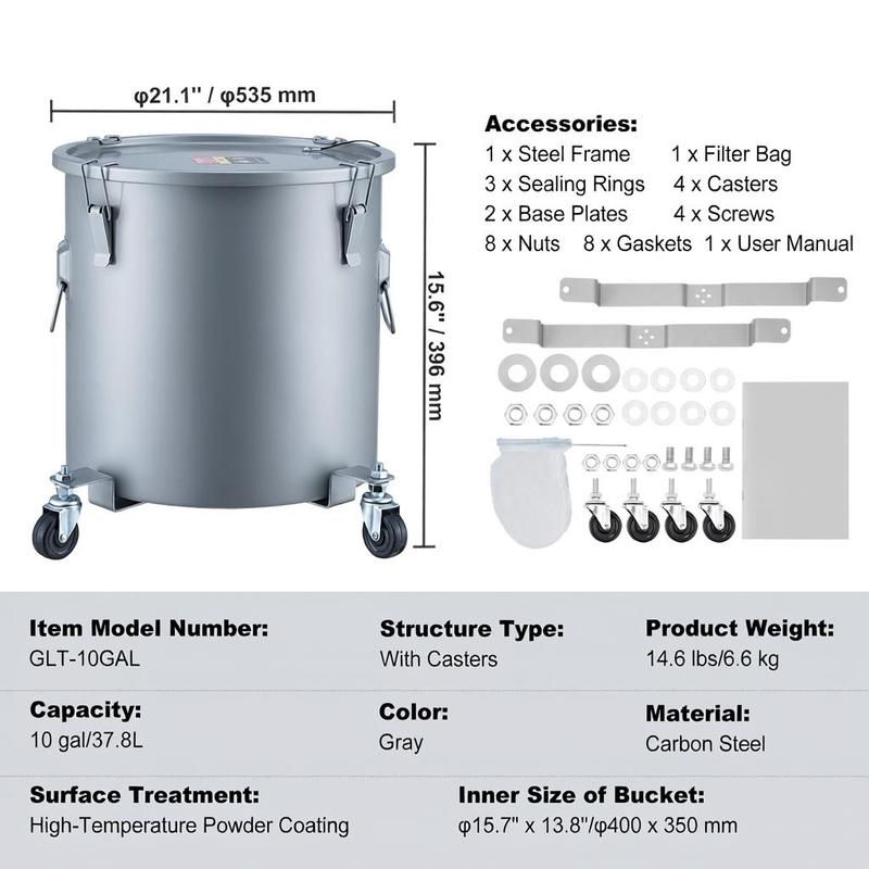 Carbon Steel Oil Transport Con - Food Storage Containers incelemesi ve fiyatı
