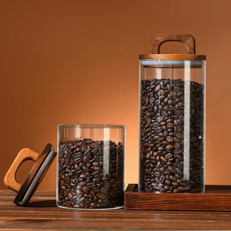 Clear Glass Jar with Bamboo Li - Korean Kitchen Gadgets incelemesi ve fiyatı