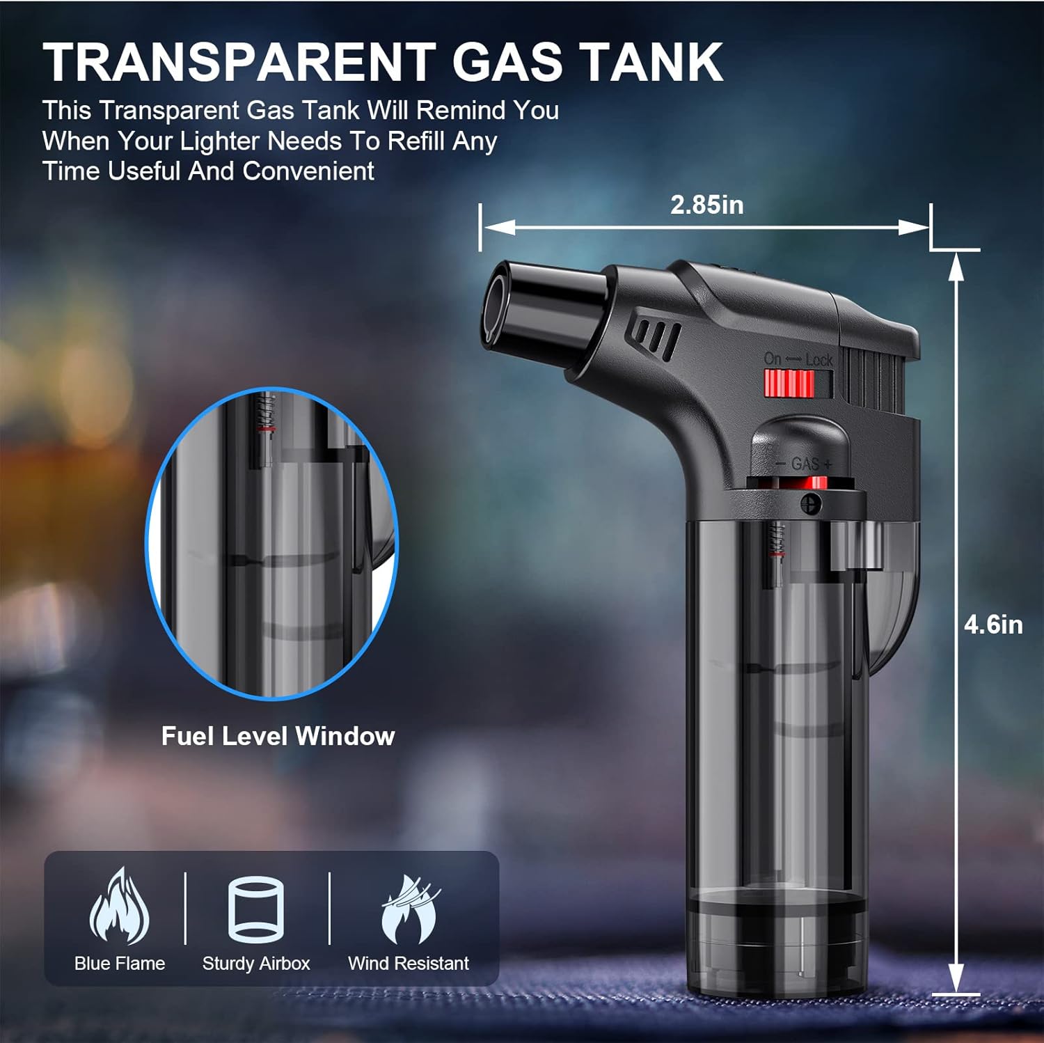 4-pack torch lighters, windpro - Kitchen Gadgets Best Sellers 2025 incelemesi ve fiyatı
