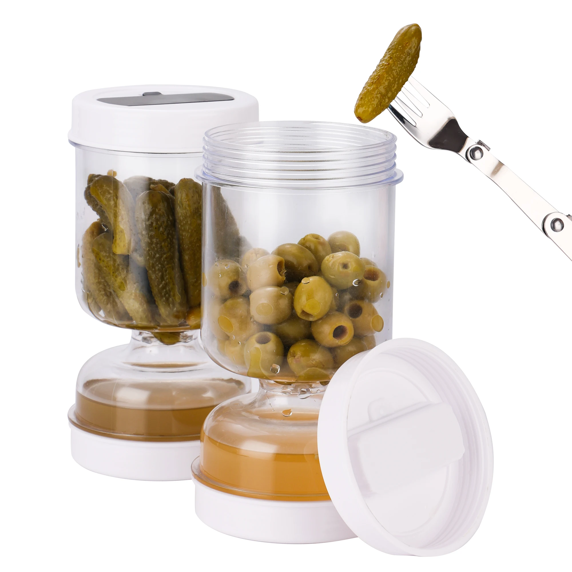 Pickles Jar With Forks Dry and - Korean Kitchen Gadgets incelemesi ve fiyatı