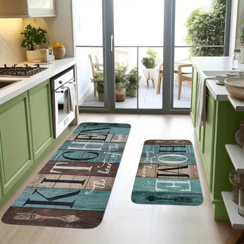 Green, Brown and Teal Farmhous - Kitchen Gadgets Green incelemesi ve fiyatı