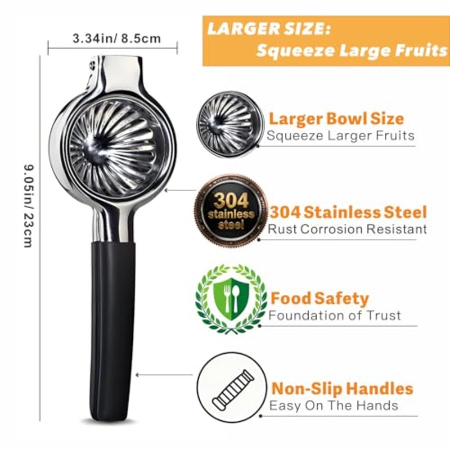Stainless Steel Lemon Squeezer - Citrus Lemon Squeezer incelemesi ve fiyatı