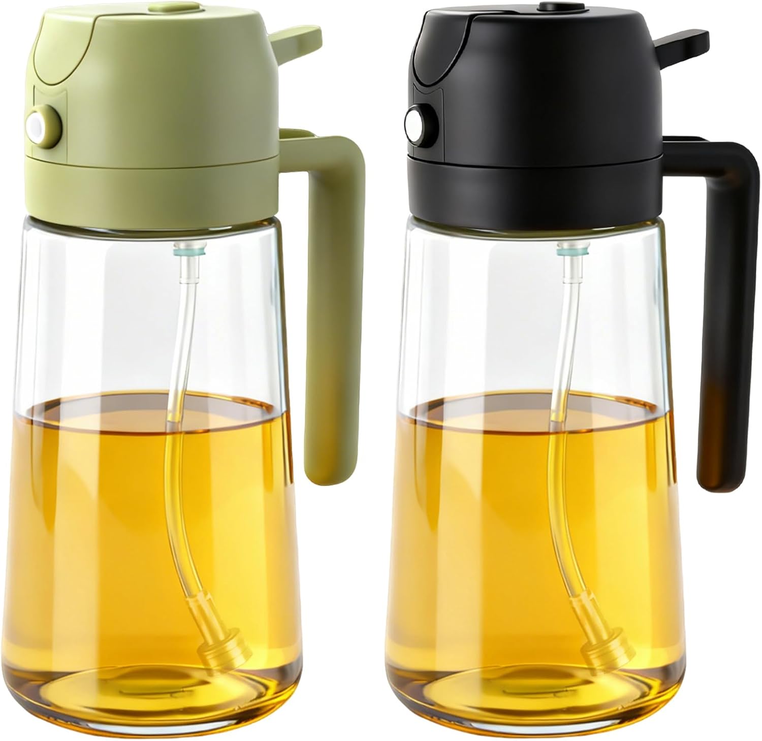 2Pcs Glass Oil Sprayer for Coo - Kitchen Gadgets Green incelemesi ve fiyatı